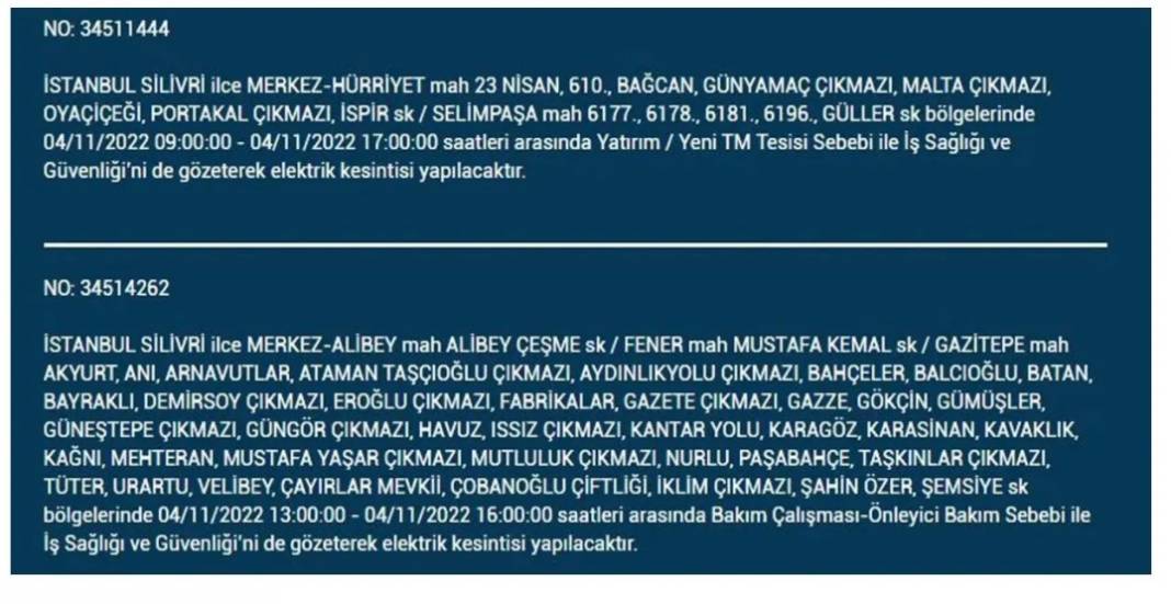 İstanbullular dikkat! 21 ilçede elektrik kesintisi 6